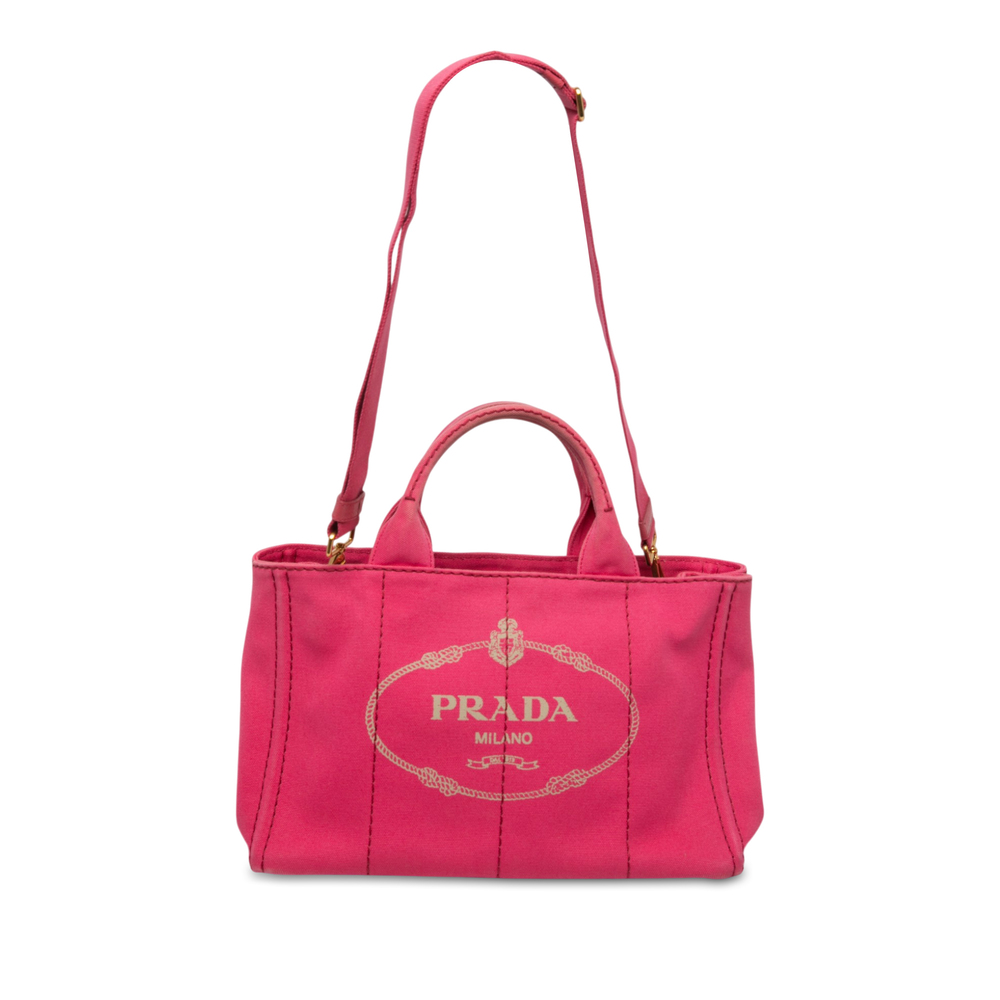 Pre-Loved Prada Canvas Canapa Logo Tote